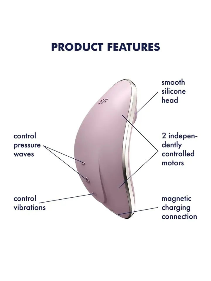 Satisfyer Vulva Lover 1 Violet - Gaisa spiediena vibrators 2 [full]