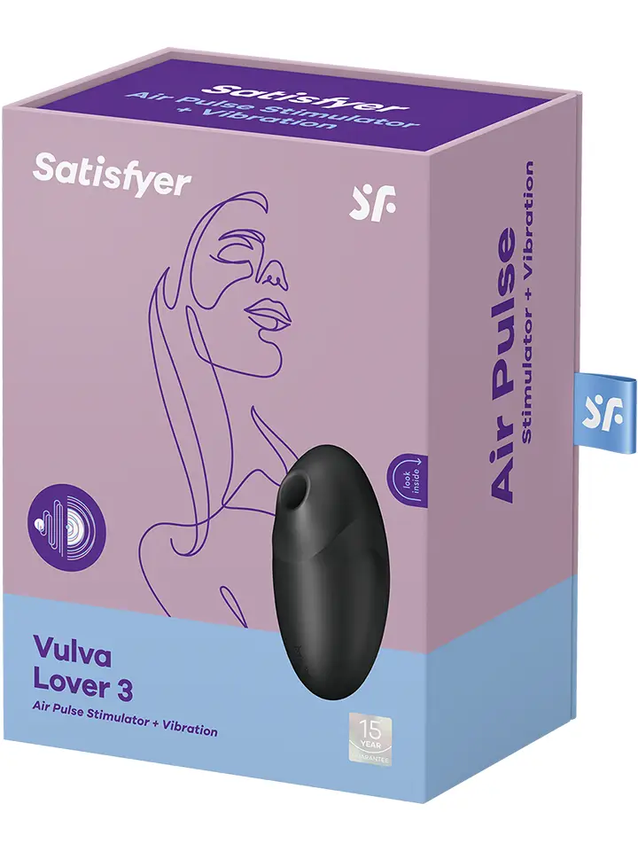 Satisfyer Vulva Lover 3 Black - Gaisa spiediena vibrators 6