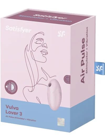 Satisfyer Vulva Lover 3 Pink - Gaisa spiediena vibrators 6