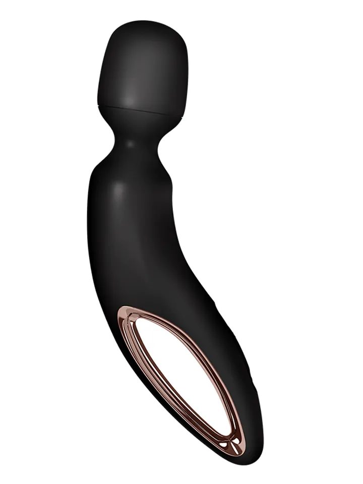 Satisfyer Wand-Erland Black/Rosegold - Burvju nūjiņa / masāžas zizlis 3 [full]