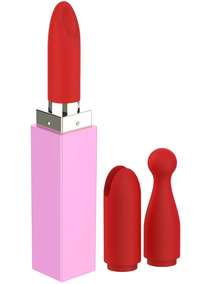 Sealed With A Kiss Lipstick Vibe - Lūpu krāsas vibrators 1