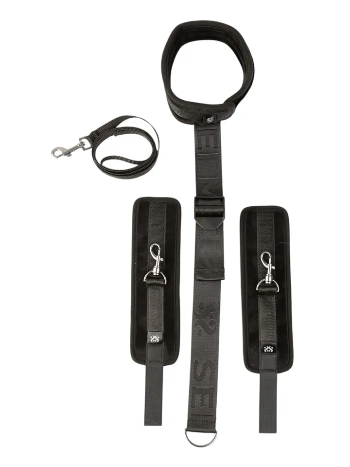 Sei Mio Adjustable Neck & Wrist Restraint Kit - Roku dzelži & amp; kaklarotas 2 [full]
