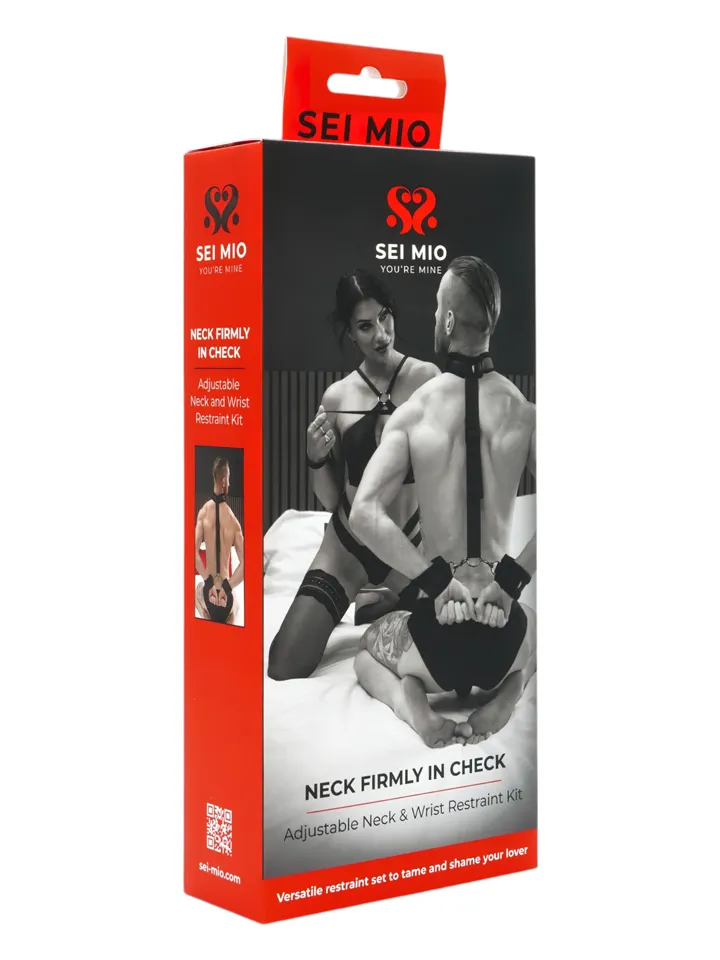 Sei Mio Adjustable Neck & Wrist Restraint Kit - Roku dzelži & amp; kaklarotas 4 [full]
