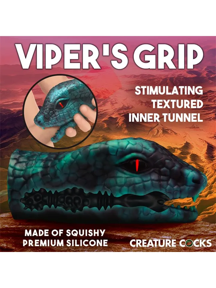 Serpentine Snake Silicone Masturbator - Masturbators 2 [full]