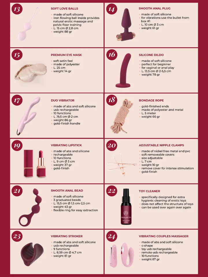 Sexy Pleasure Advent Calendar 2025 - Ziemassvētku kalendārs Sextoys 4 [full]