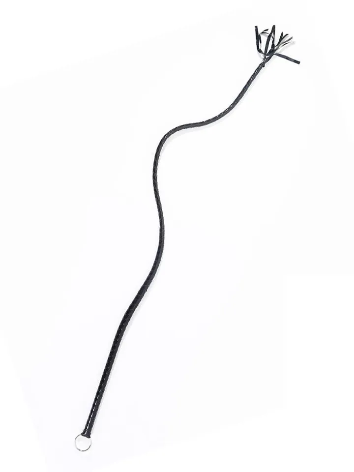Shiny Black Long Whip 138 cm - Pātaga 2 [full]