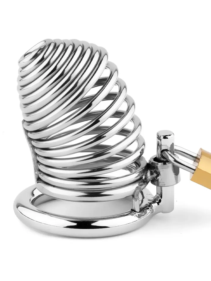 Short Metal Penis Cock Cage - Šķīstības būris 1 [full]