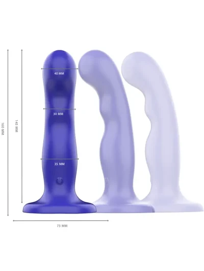 Shorty Vibrator 10 Modes Remote Control - Vibrējošs dildo 3