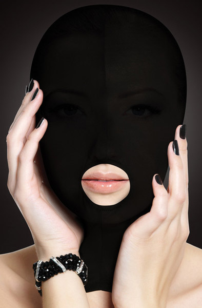 Shots Submission Mask Black - BDSM maska 1