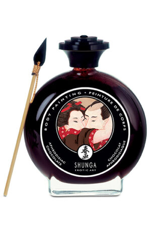 Shunga Erotic Art Bodypaint Chocolate 100ml - Ēdamā ķermeņa krāsa 1