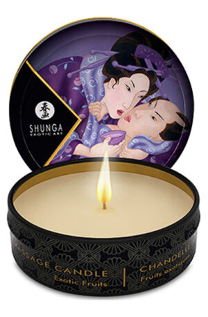 Shunga Erotic Art Massage Candle Exotic Fruits 30ml - Masāžas sveces 1