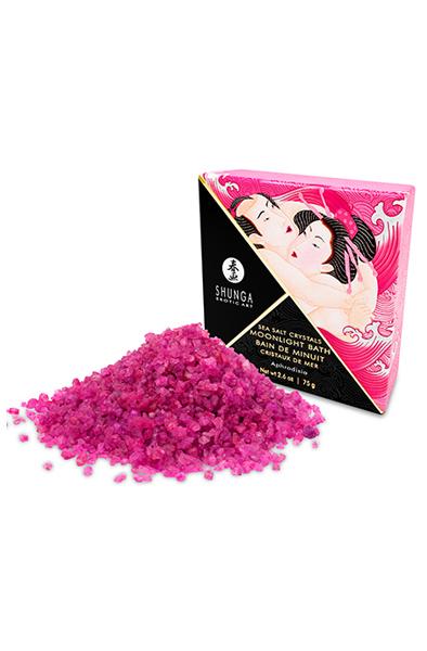 Shunga Erotic Art Moonlight Bath Sea Salt Aphrodisia 75g - Vannas sāls 2