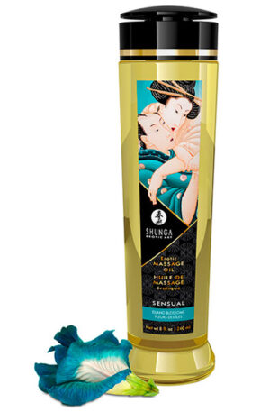 Shunga Massage Oil Sensual Island Blossoms 240ml - Masāžas eļļa 1