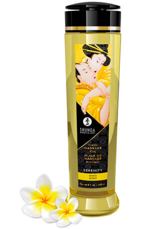 Shunga Massage Oil Serenity Monoï 240ml - Masāžas eļļa 1