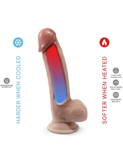 Silex-D Premium Real Skin 17,8 cm - Dzīvīgs dildo 2