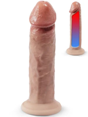 Silex-D Premium Real Skin 19 cm - Dzīvīgs dildo 1