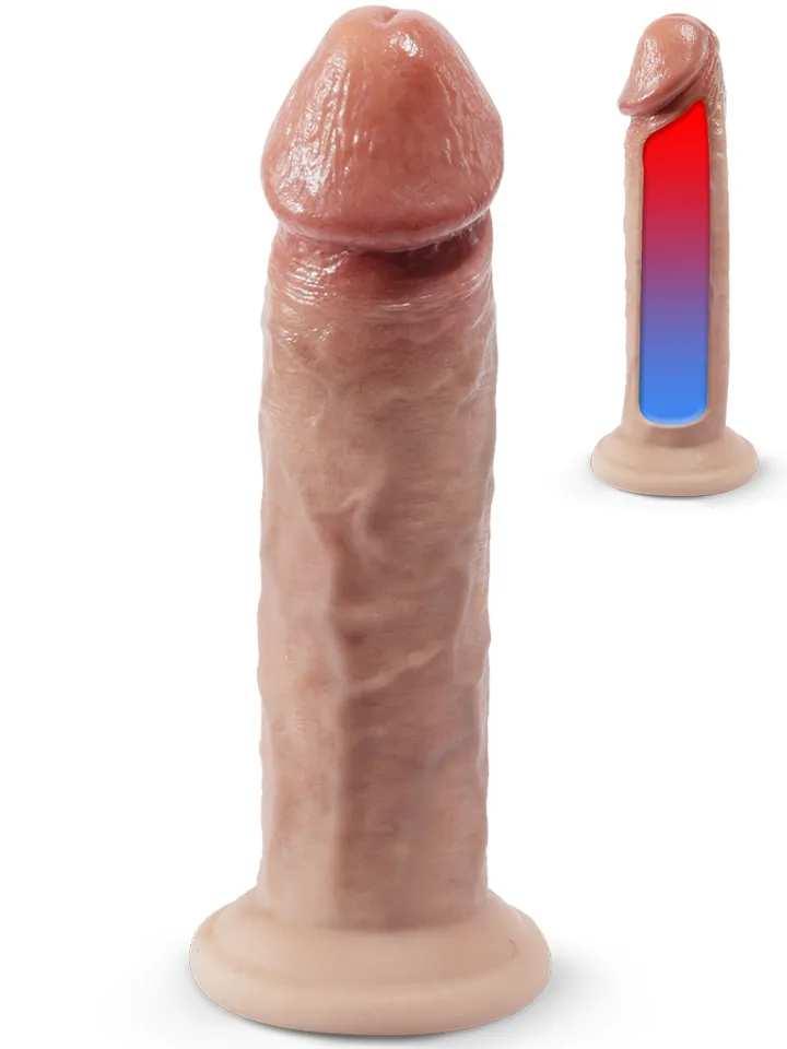 Silex-D Premium Real Skin 19 cm - Dzīvīgs dildo 1