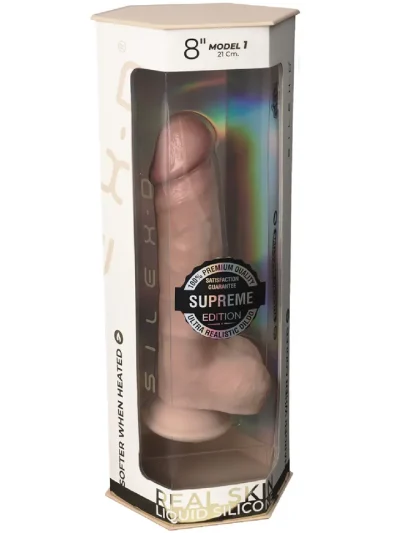 Silex-D Premium Real Skin 21 cm - Dzīvīgs dildo 6