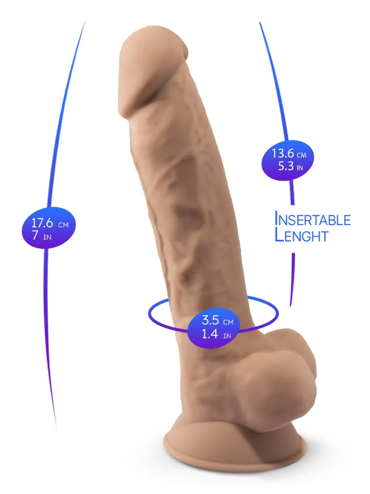 Silex-D The Original Dildo 17,6 cm - Dzīvīgs dildo 3 [full]