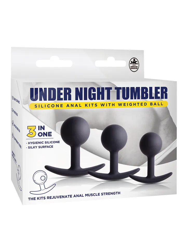 Silicone Anal Kit With Weighted Ball - Anālā spraudņa komplekts 4 [full]
