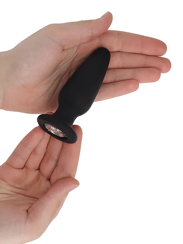 Silicone Anal Plug With Jewel 10,4 cm - Anālais spraudnis 2 [full]