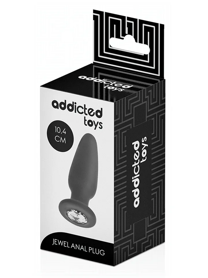 Silicone Anal Plug With Jewel 10,4 cm - Anālais spraudnis 4 [full]