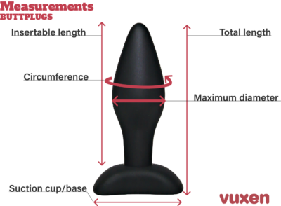 Silicone Butt Plug - Small - Muca spraudnis 4