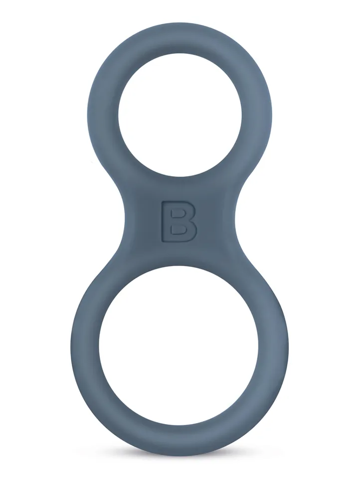 Silicone Cock Ring & Ball Stretcher - Dzimumlocekļa un sēklinieku maisiņa gredzeni 1 [full]