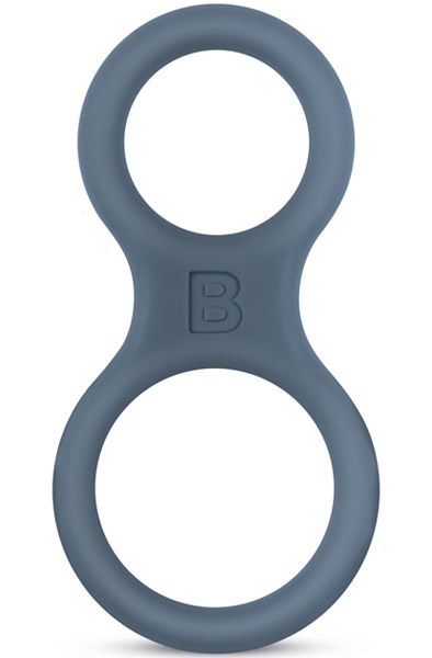 Silicone Cock Ring & Ball Stretcher - Dzimumlocekļa un sēklinieku maisiņa gredzeni 1