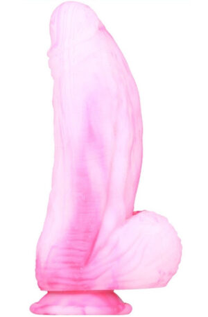 Silicone Dildo Fat Dick Pink-White 25cm - Monster dildo 1