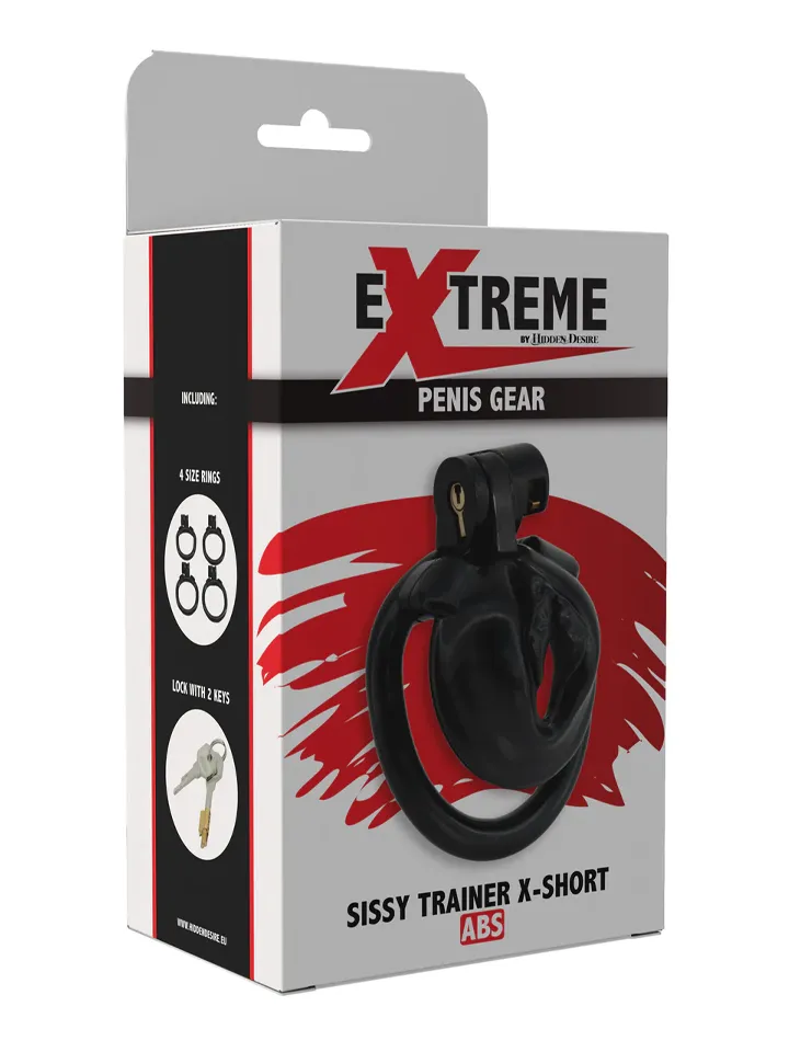 Sissy Trainer Cock Lock X-Short - Šķīstības būris 4 [full]