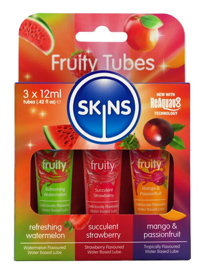 Skins Fruity Lubes 3-pack - Aromatizēta smērviela 1 [full]