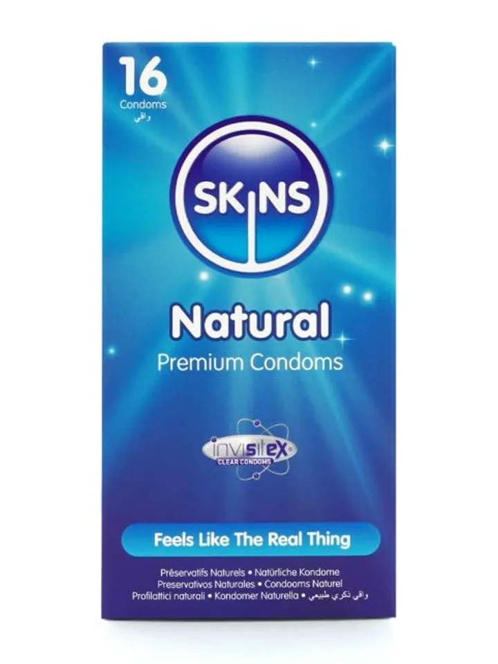 Skins Natural Condoms 16-pack - Prezervatīvi 3 [full]