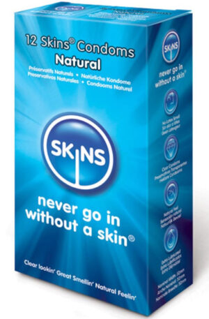 Skins Natural Kondomer 12-pack - Prezervatīvi 1