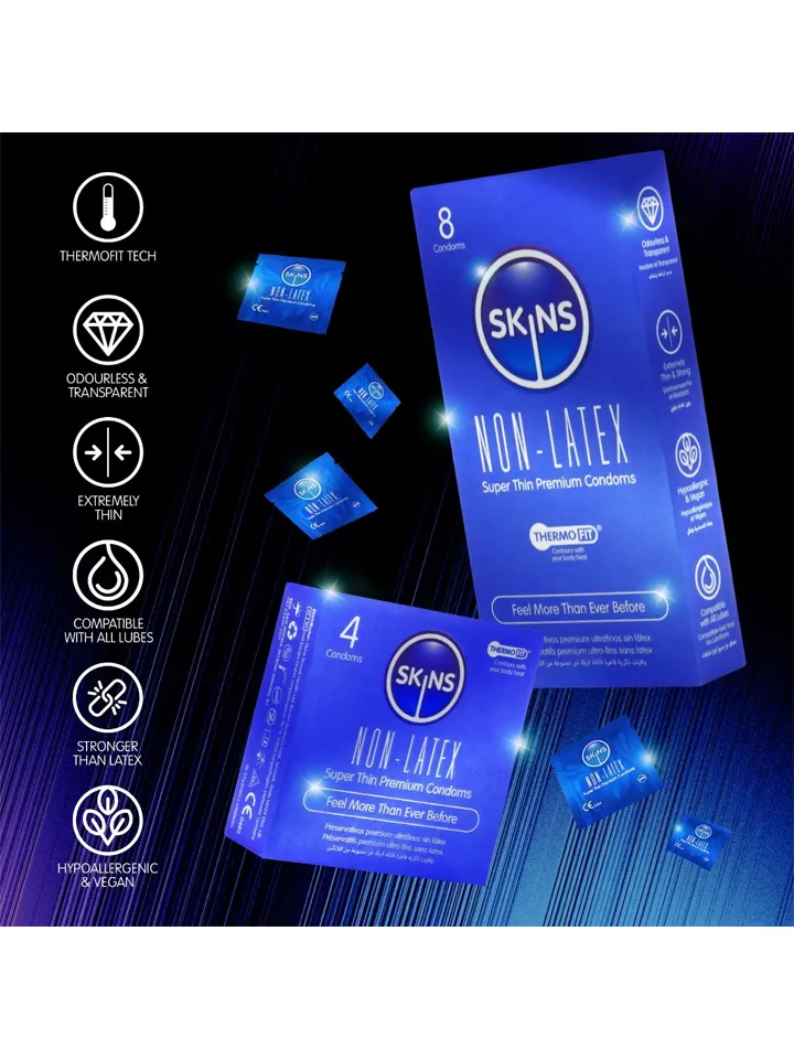 Skins Non-Latex Condoms 8-pack - Prezervatīvi 3 [full]