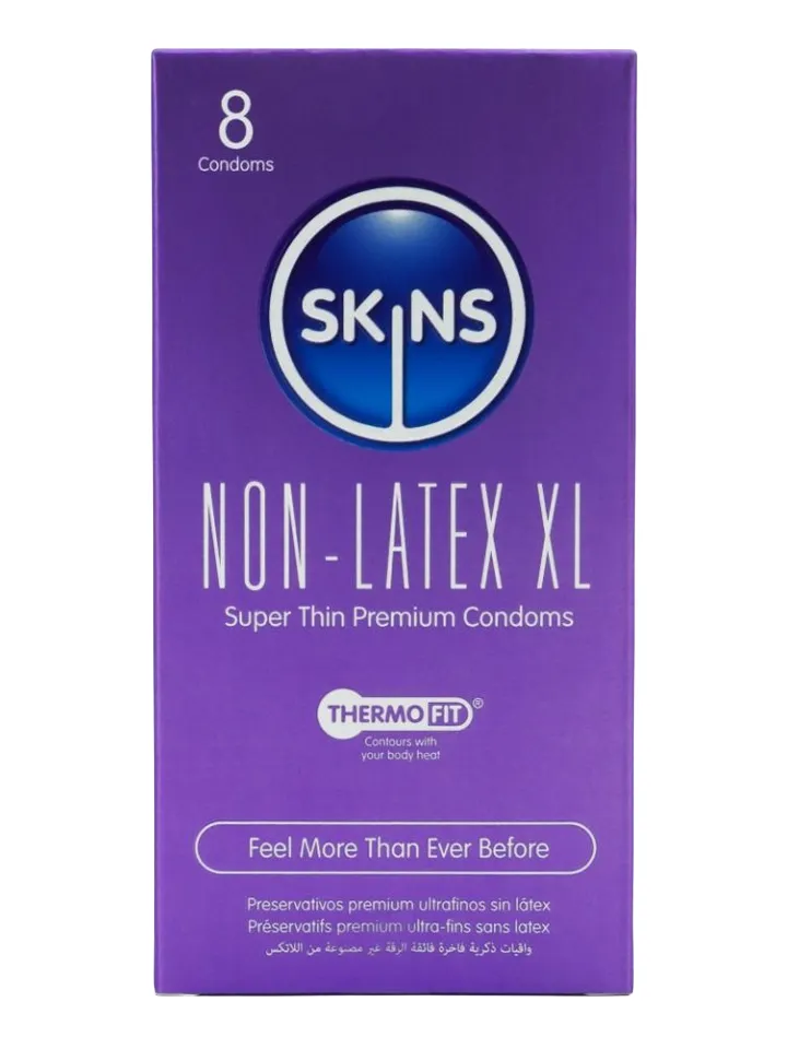 Skins Non-Latex XL Condoms 8-pack - Prezervatīvi 1 [full]