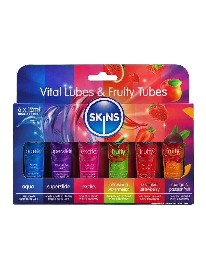 Skins Tubes Vital & Fruity 6-pack - Aromatizēta smērviela 1 [full]