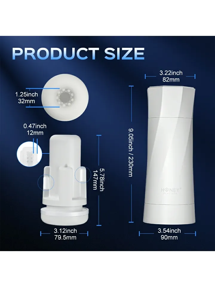 Sky Intense Suction & Vibration Blowjob Machine - Automātiskais masturbators 7 [full]