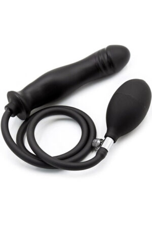 Slave4Master Inflatable Butt Dildo Intruder Black - Piepūšamais dildo 1