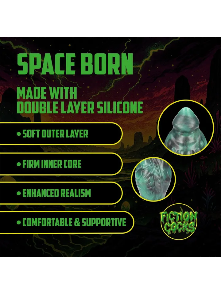 Space Born Fantasy Butt Plug 17,5 cm - Anālais spraudnis 2 [full]