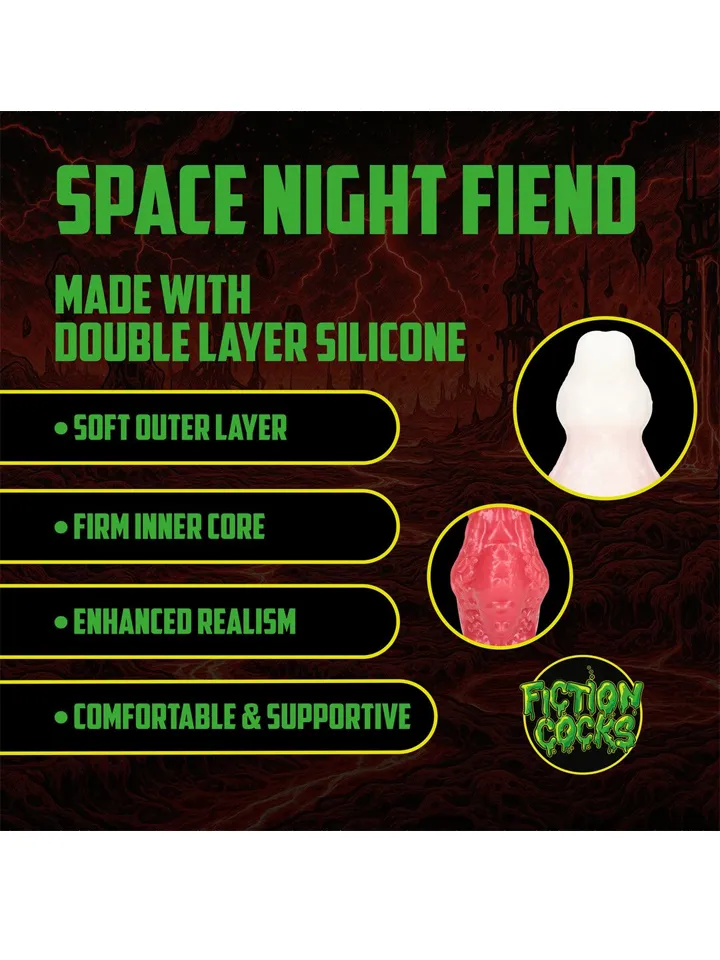 Space Night Fiend Silicone Dildo 20 cm - Dragon dildo 2 [full]