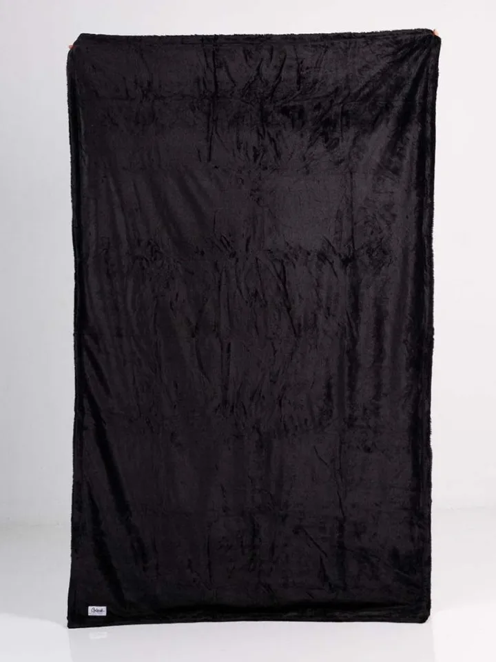 Splash Blanket Furlush Black On Black Medium - Seksa palagi 4 [full]