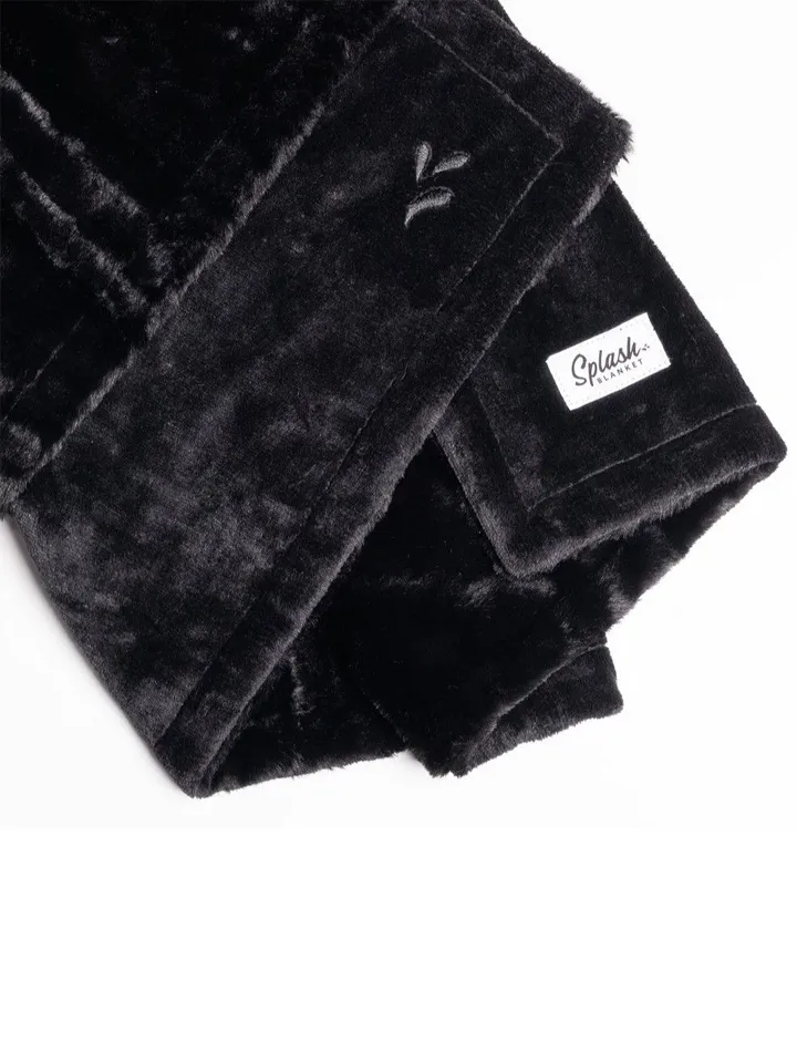 Splash Blanket Furlush Black On Black Medium - Seksa palagi 5 [full]