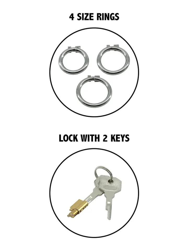 Stainless Cock Vault X-Short - Šķīstības būris 5 [full]