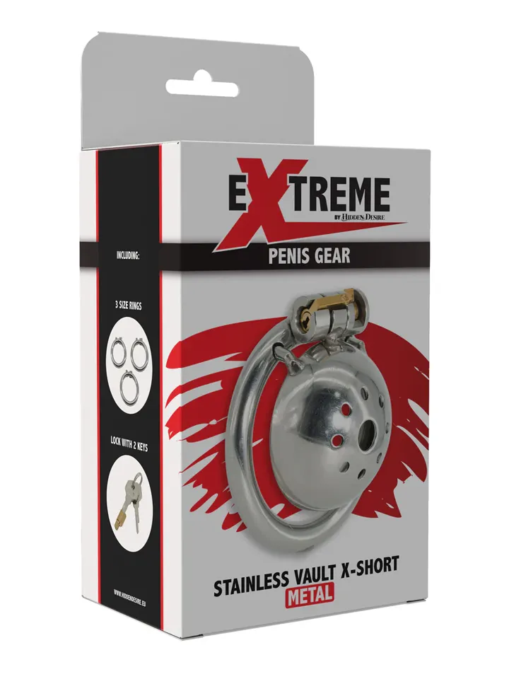Stainless Cock Vault X-Short - Šķīstības būris 6 [full]