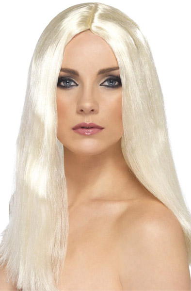 Star Style Long Straight Wig Blonde - Blondā parūka 3