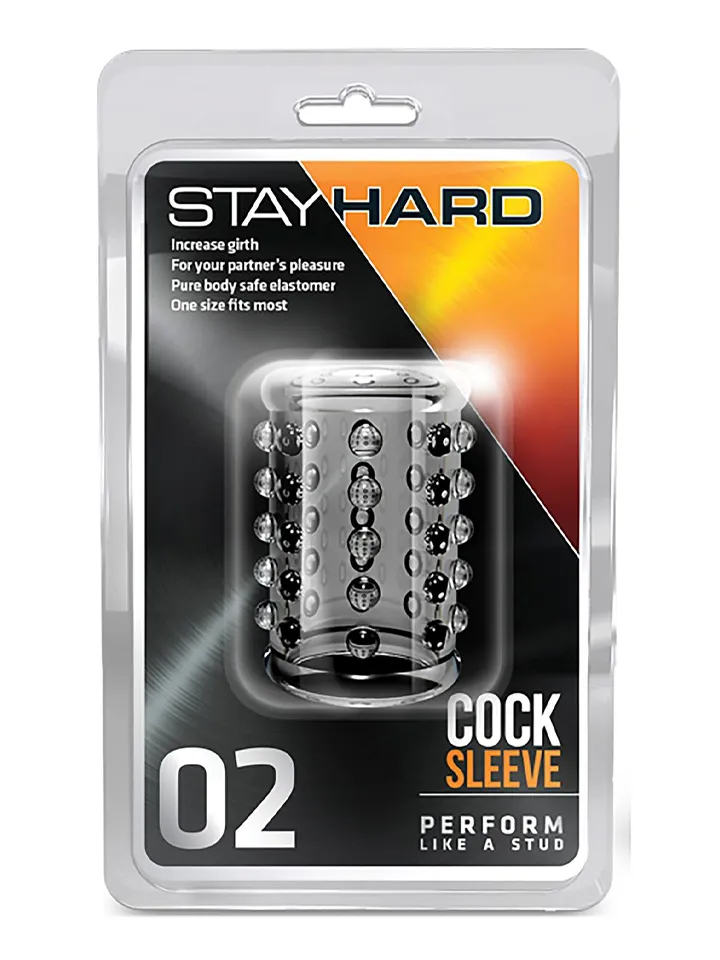 Stay Hard Cock Sleeve 02 Clear - Penisa pagarinātājs/dzimumlocekļa piedurkne 3 [full]