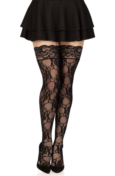 Stay Up Of Floral Lace Black - ZeÄ·es 2