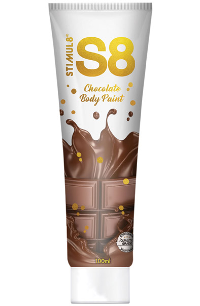 Stimul8 Bodypaint Chocolate 100ml - Ēdamā ķermeņa krāsa 1