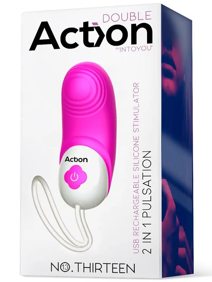 Stimulator Egg 2 in 1 Vibration & Pulsation - Vibrējoša ola 4